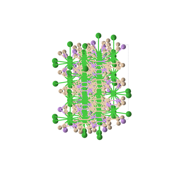 Crystal structure of Ba8Li4Si12 (orthorhombic, Fddd (No. 70))