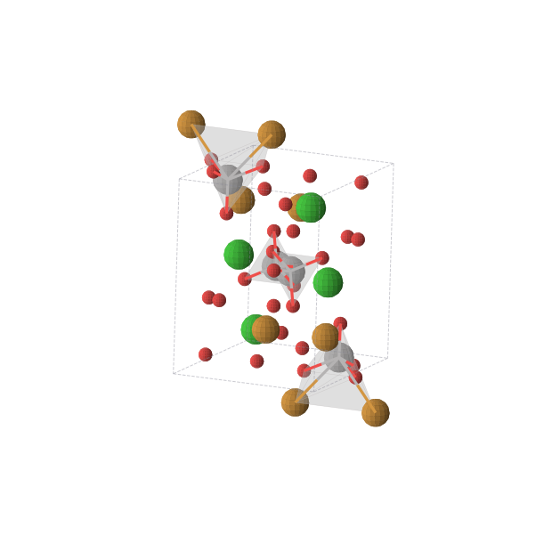 Crystal structure of Ba4O22Te4V4 (monoclinic, P21/m (No. 11))