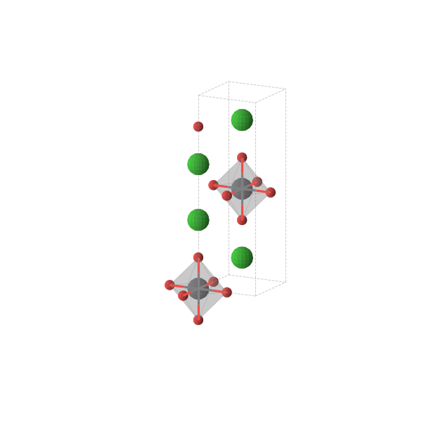 Crystal structure of Ba2PbO4 (tetragonal, I4/mmm (No. 139))