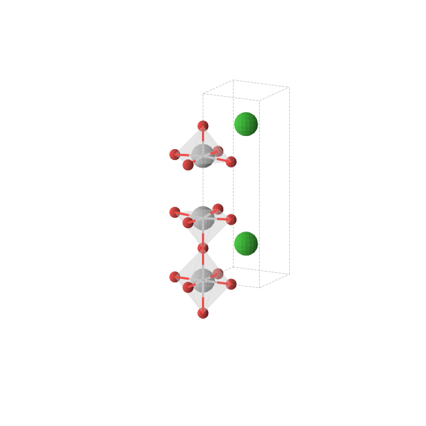 Crystal structure of Ba2Ti3O8 (tetragonal, P4/mmm (No. 123))