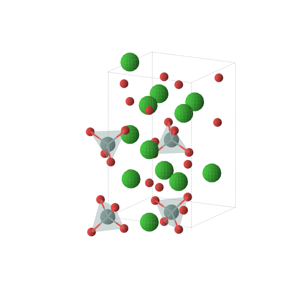 Crystal structure of Ba3GeO5 (tetragonal, P4/ncc (No. 130))