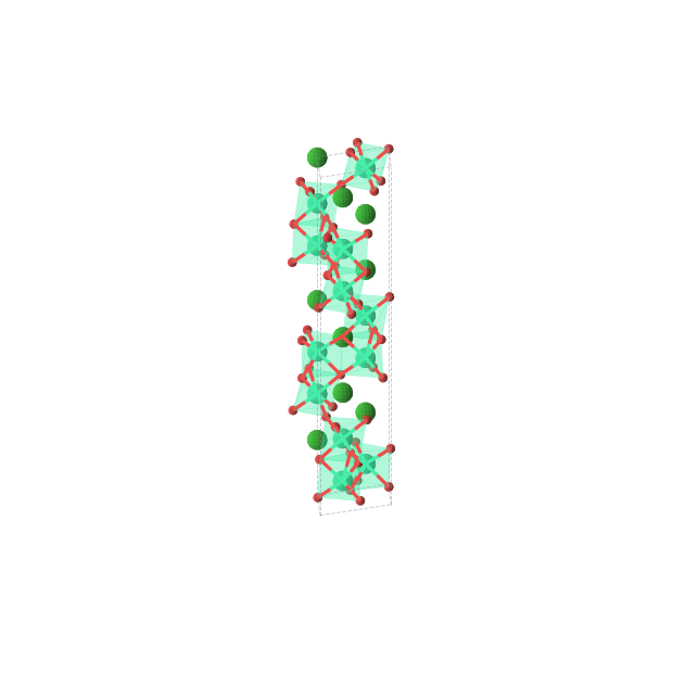 Crystal structure of Ba3Ho4O9 (trigonal, R3 (No. 146))
