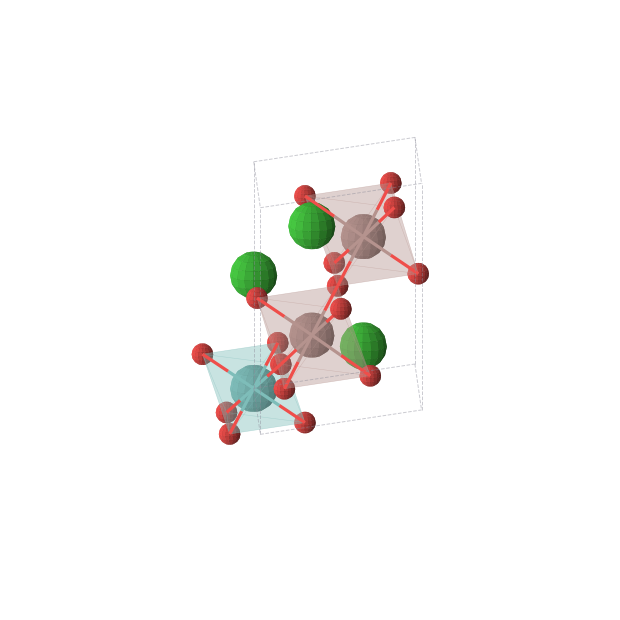 Crystal structure of Ba3In2MoO9 (trigonal, P-3m1 (No. 164))