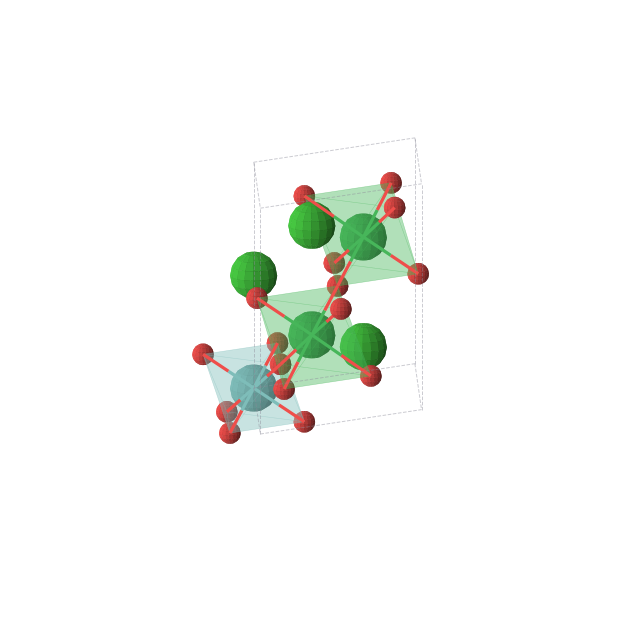 Crystal structure of Ba3Lu2MoO9 (trigonal, P-3m1 (No. 164))