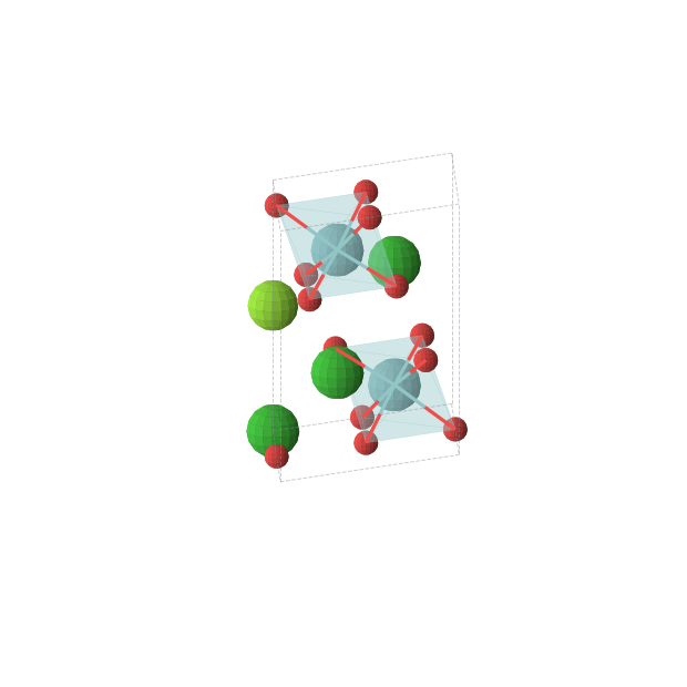 Crystal structure of Ba3MgNb2O9 (trigonal, P-3m1 (No. 164))