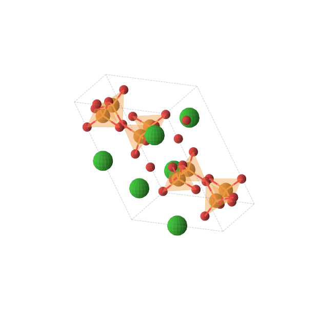 Crystal structure of Ba3P4O13 (triclinic, P-1 (No. 2))