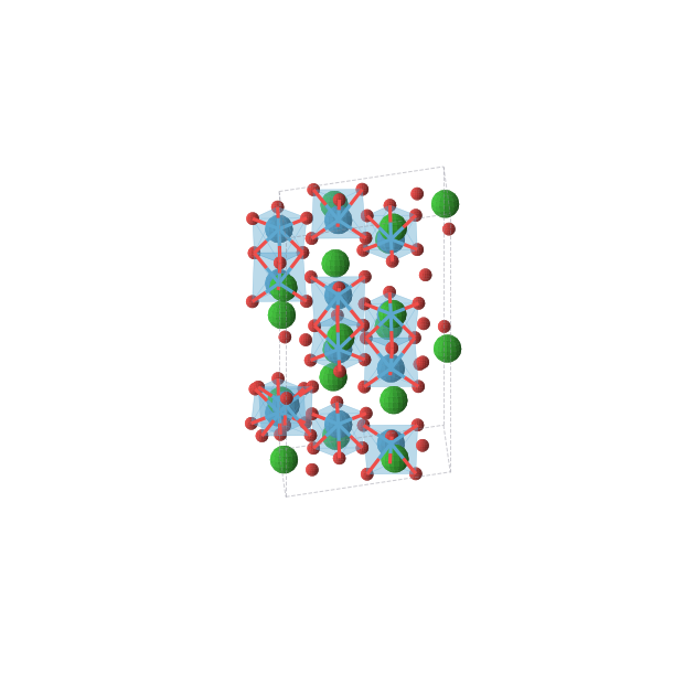 Crystal structure of Ba6O18W4 (trigonal, R-3c (No. 167))