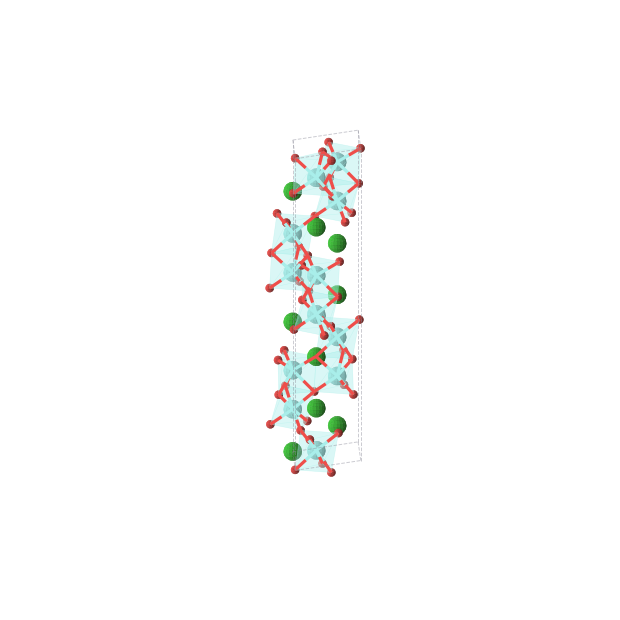 Crystal structure of Ba3O9Y4 (trigonal, R3 (No. 146))