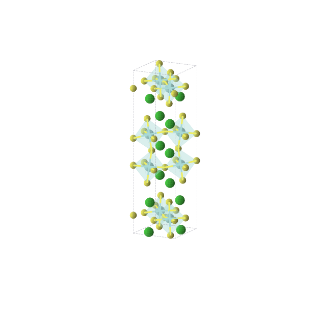 Crystal structure of Ba3Zr2S7 (tetragonal, P42/mnm (No. 136))