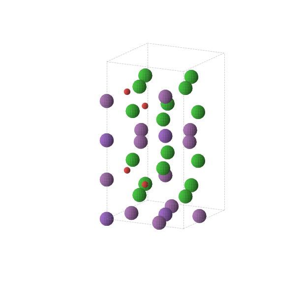 Crystal structure of KBa4Bi3O (tetragonal, I4/mcm (No. 140))