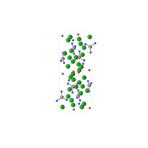 Crystal structure of Ba32Ga8N24O8 (orthorhombic, Pbca (No. 61))