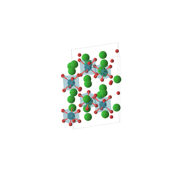 Crystal structure of Ba4PdO6 (trigonal, R-3c (No. 167))