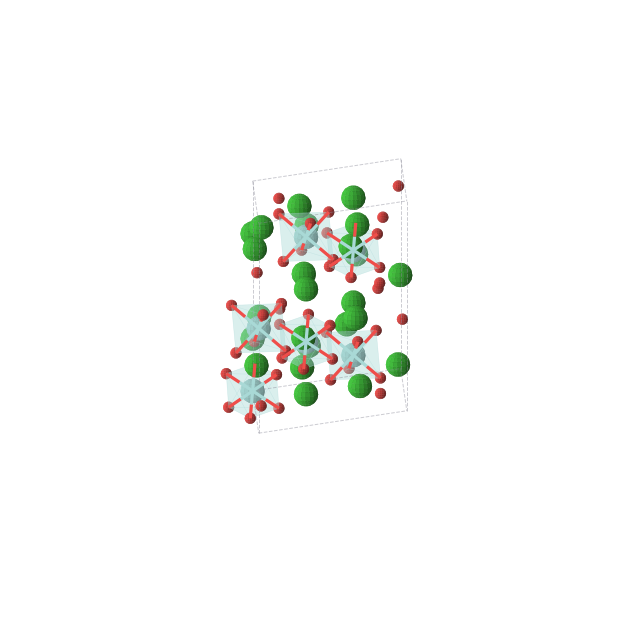 Crystal structure of Ba4ZrO6 (trigonal, R-3c (No. 167))
