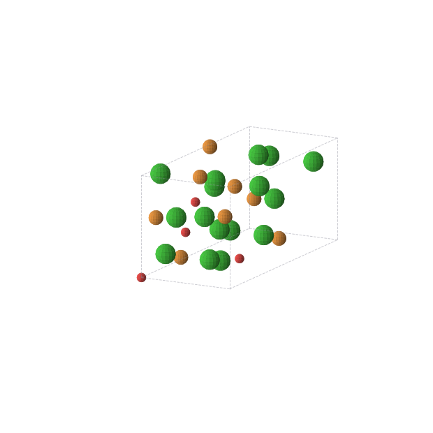 Crystal structure of Ba4P2O (orthorhombic, Cmce (No. 64))