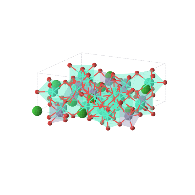 Crystal structure of Ba5Dy8O21Zn4 (tetragonal, I4/m (No. 87))