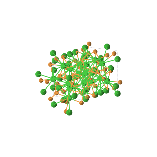 Crystal structure of Ba5P4 (orthorhombic, Cmce (No. 64))