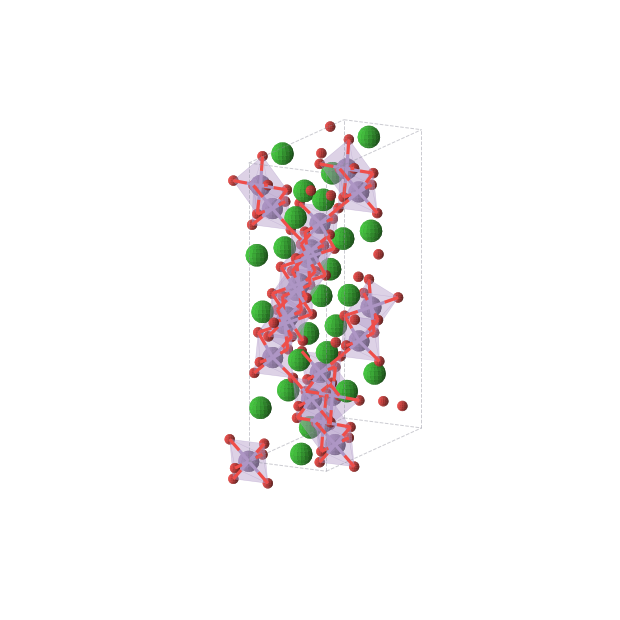 Crystal structure of Ba6Mn5O16 (orthorhombic, Cmce (No. 64))