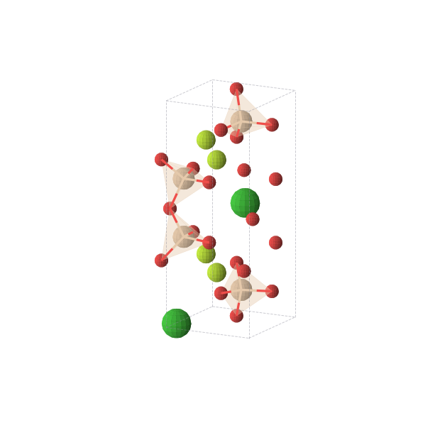 Crystal structure of Ba2Be4O14Si4 (orthorhombic, Pmn21 (No. 31))