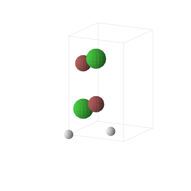 Crystal structure of BaHBr (tetragonal, P4/nmm (No. 129))