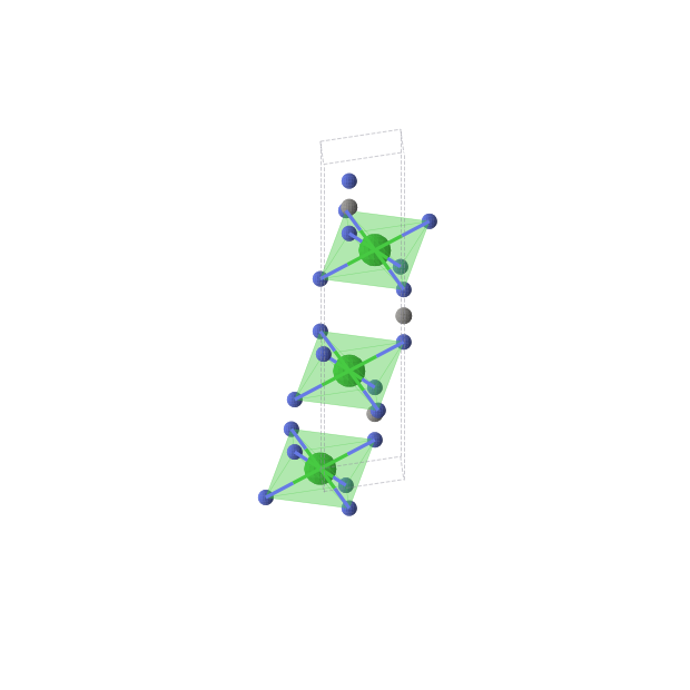 Crystal structure of BaCN2 (trigonal, R-3m (No. 166))