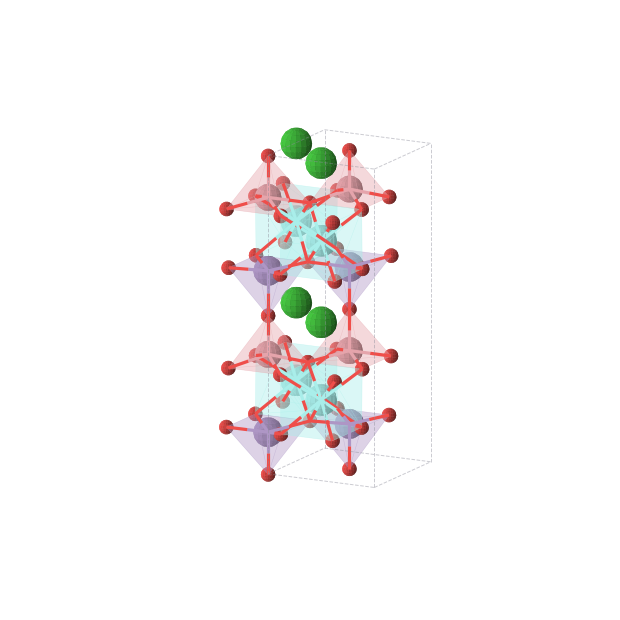 Crystal structure of BaYMnCoO5 (tetragonal, I4mm (No. 107))