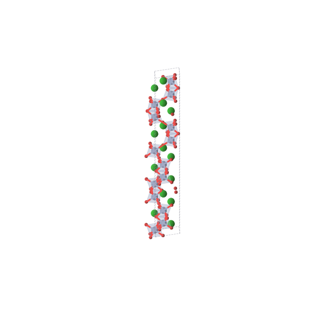 Crystal structure of BaCrO3 (hexagonal, P63/mmc (No. 194))