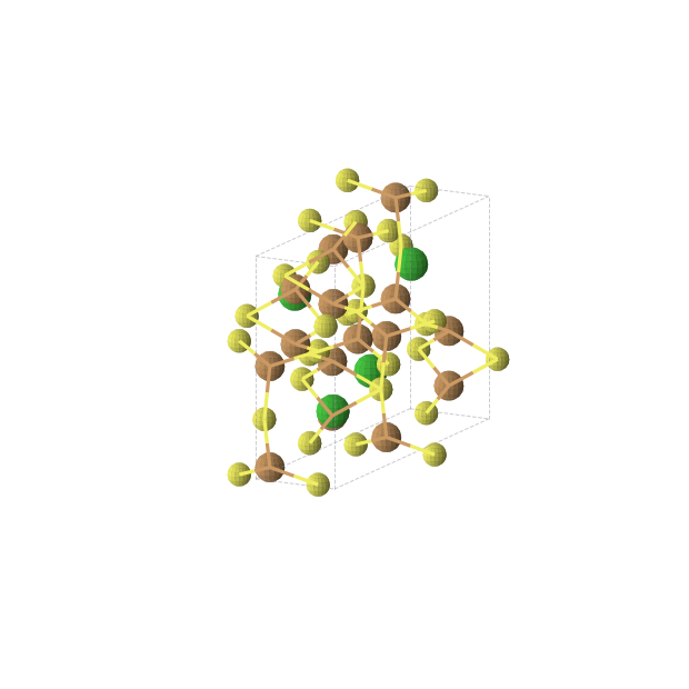 Crystal structure of BaCu4S3 (orthorhombic, Cmcm (No. 63))