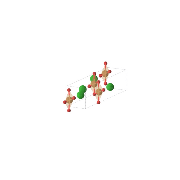 Crystal structure of BaCuO2 (orthorhombic, Cmcm (No. 63))