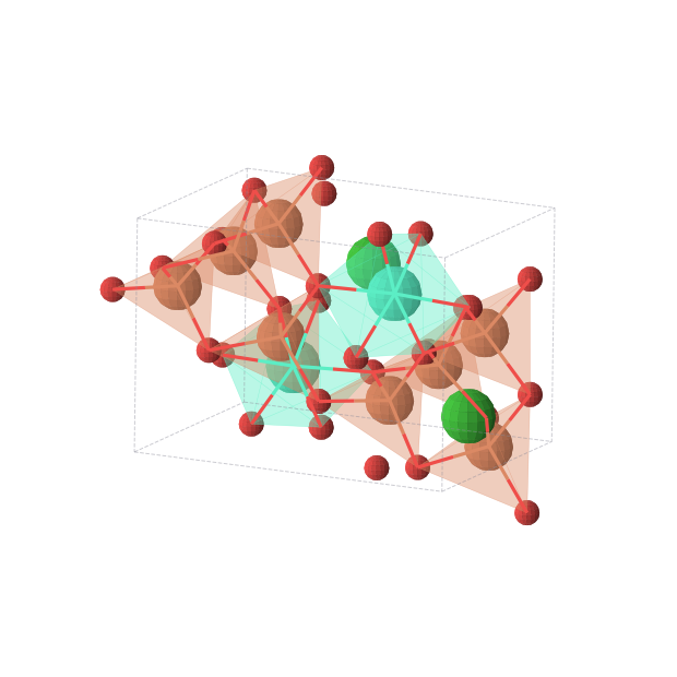 Crystal structure of BaDyFe4O7 (monoclinic, P21 (No. 4))