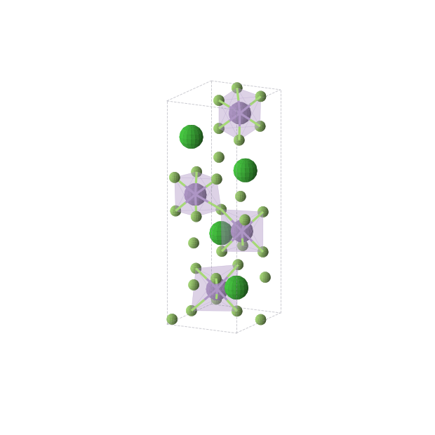 Crystal structure of BaMnF5 (orthorhombic, P212121 (No. 19))
