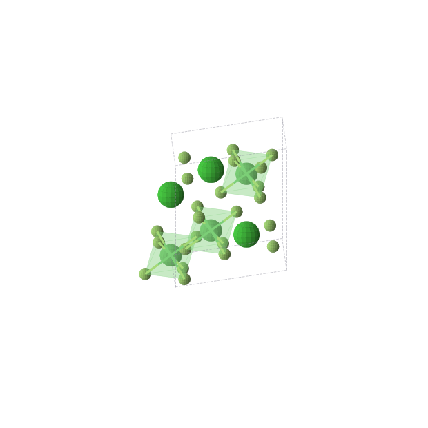 Crystal structure of BaNiF6 (trigonal, R-3m (No. 166))