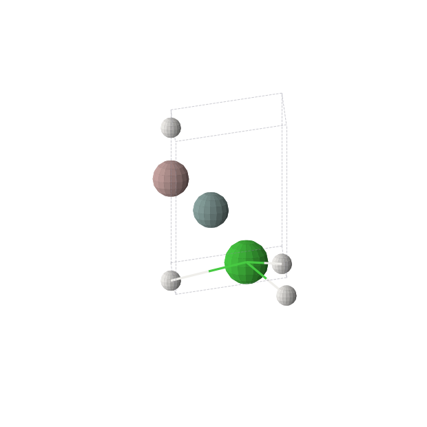 Crystal structure of BaGaGeH (trigonal, P3m1 (No. 156))