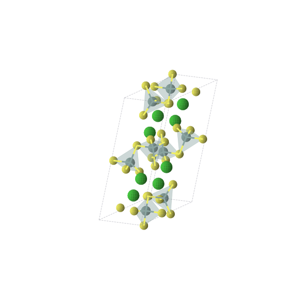 Crystal structure of Ba16Ge16S48 (monoclinic, P21/c (No. 14))