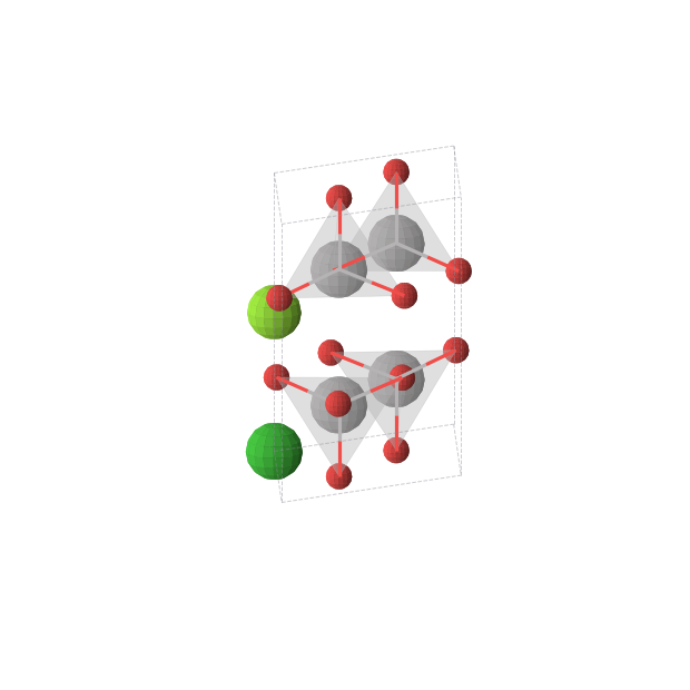 Crystal structure of BaMgV4O8 (trigonal, P-31m (No. 162))