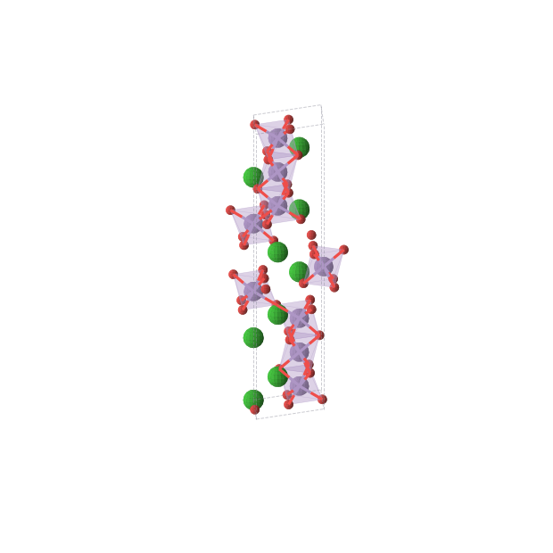 Crystal structure of BaMnO3 (trigonal, R-3m (No. 166))