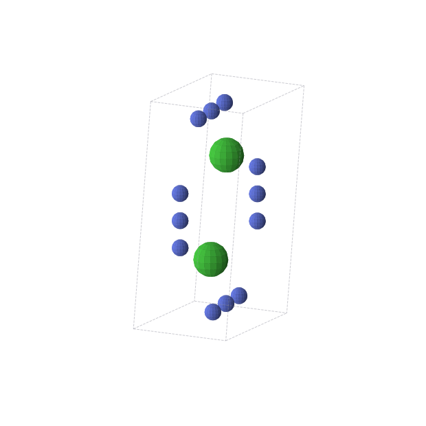 Crystal structure of BaN6 (monoclinic, P21/m (No. 11))