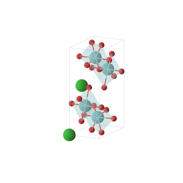 Crystal structure of BaNb2O6 (orthorhombic, Pbam (No. 55))