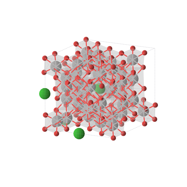 Crystal structure of Ba2O30V20 (orthorhombic, Cmce (No. 64))