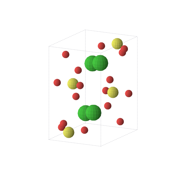 Crystal structure of BaSO4 (orthorhombic, Pnma (No. 62))