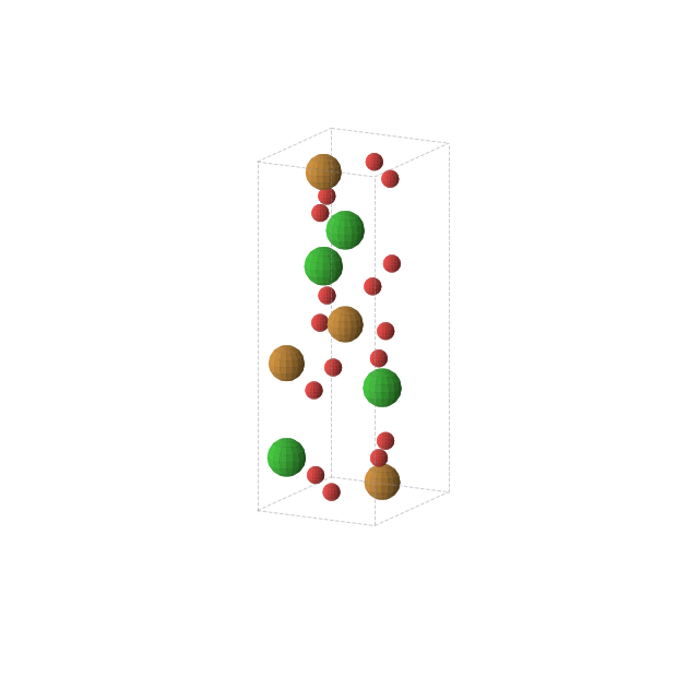 Crystal structure of BaTeO4 (orthorhombic, Pbcn (No. 60))
