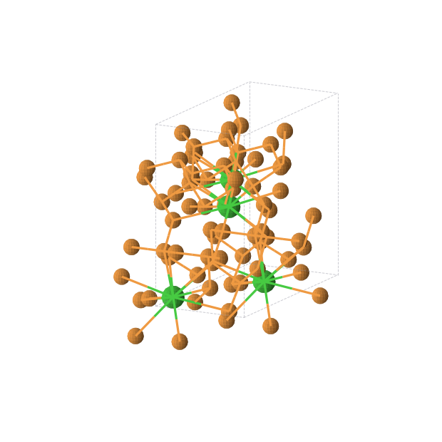 Crystal structure of BaP10 (orthorhombic, Cmc21 (No. 36))