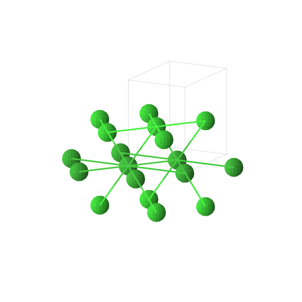 Crystal structure of BaSr (orthorhombic, Cmmm (No. 65))