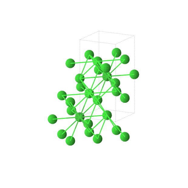 Crystal structure of BaSr3 (tetragonal, I4/mmm (No. 139))