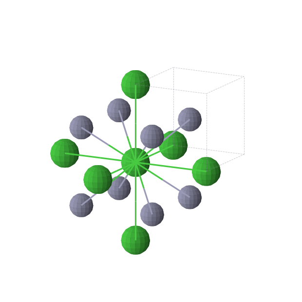 Crystal structure of BaZn (cubic, Pm-3m (No. 221))