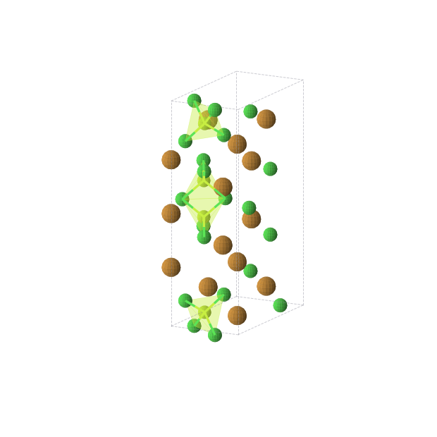 Crystal structure of Be4Cl12Te14 (orthorhombic, Pnnm (No. 58))
