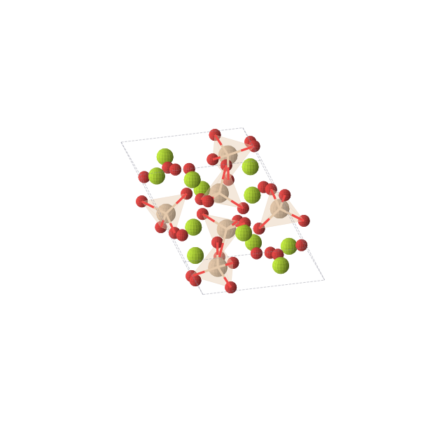Crystal structure of Be12O24Si6 (trigonal, R-3 (No. 148))