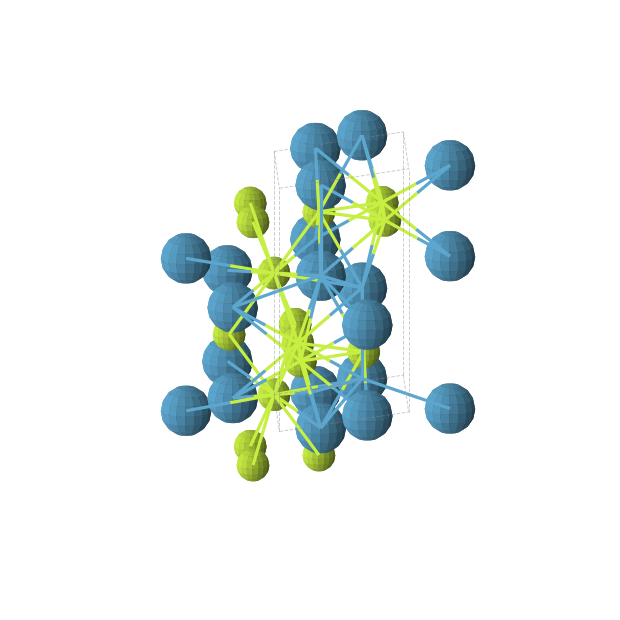 Crystal structure of Be2W (hexagonal, P63/mmc (No. 194))