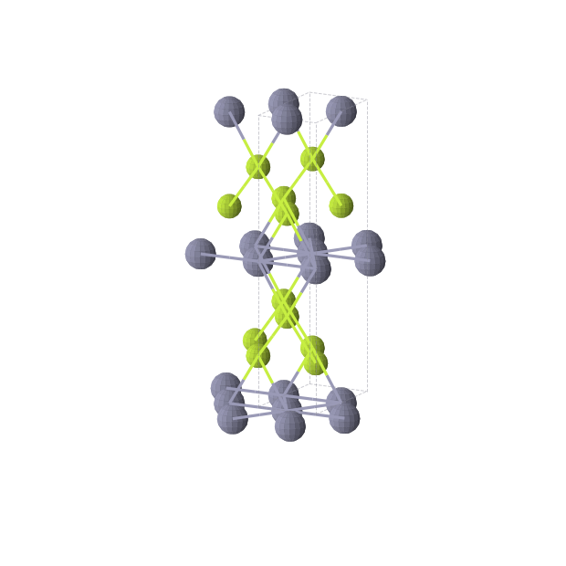 Crystal structure of Be2Zn (orthorhombic, Fmmm (No. 69))