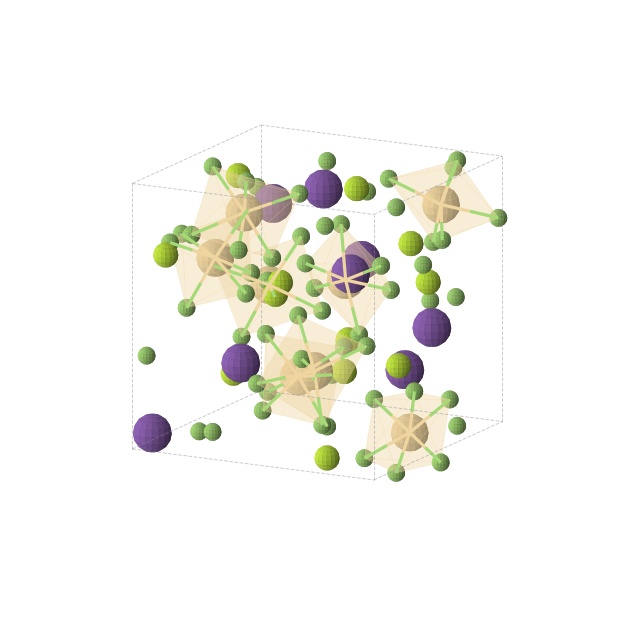 Crystal structure of Be12Cd8F48Rb8 (cubic, P213 (No. 198))