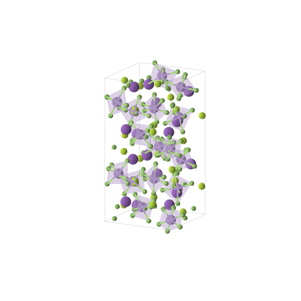Crystal structure of Be12F48K8Mn8 (monoclinic, P21 (No. 4))